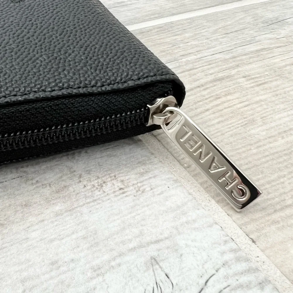 CHANEL Black Caviar Leather Organizer Wallet - Picture 10 of 13